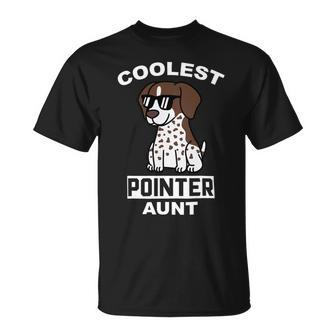 Dog German Shorthaired Coolest German Shorthaired Pointer Aunt Funny Dog Unisex T-Shirt - Monsterry UK