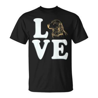Dog Love Design Golden Retriever For Men And Women Unisex T-Shirt - Monsterry AU