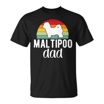 Dog Maltipoo Dad Quote Father Daddy Funny Maltipoo Dog Owner Unisex T-Shirt - Monsterry AU