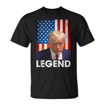 Donald Trump 2024 Shot President Legend American Flag T-Shirt | Mazezy