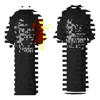 Dont Make Me Get My Flying Monkeys Funny Witch Halloween Halloween Funny Gifts Unisex T-Shirt | Mazezy