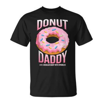 Donut Daddy For Dads Sprinkles Food Lover T-Shirt | Mazezy