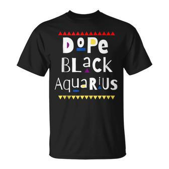 Dope Black Aquarius T-Shirt | Mazezy AU