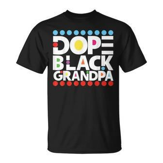 Dope Black Family Junenth 1865 Funny Dope Black Grandpa Unisex T-Shirt | Mazezy