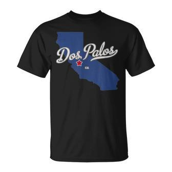 Dos Palos California Ca Map T-Shirt | Mazezy UK