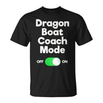 Dragon Boat Coach Racing Mode T-Shirt | Mazezy