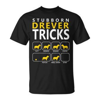 Drever Dog Stubborn Drever Tricks T-Shirt | Mazezy