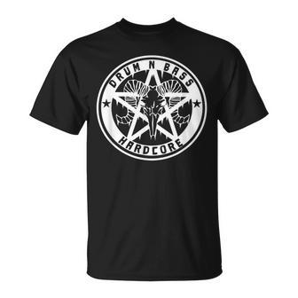 Drum N Bass Hardcore Gabber Devil Ecstasy Satan T-Shirt | Mazezy