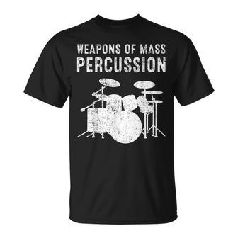 Drums Drummer Drumming Drumset Vintage T-Shirt | Mazezy