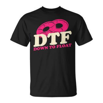 Dtf Down To Float Apparel Unisex T-Shirt | Mazezy