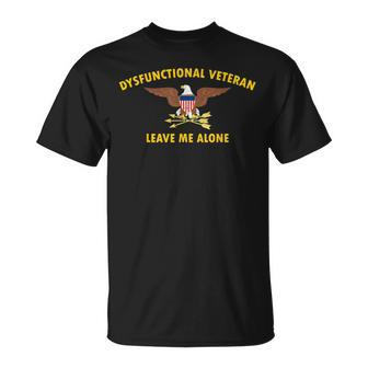 Dysfunctional Veteran Vintage Military Vet T-Shirt | Mazezy