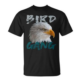 Eagle Bird Gang Funny Philadelphia Football Gifts Football Funny Gifts Unisex T-Shirt | Mazezy