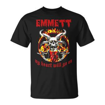 Emmett Name Gift Emmett Name Halloween Gift V2 Unisex T-Shirt - Seseable