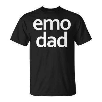 Emo Pride Dad Retro Goth Fathers Day Summer Unisex T-Shirt | Mazezy
