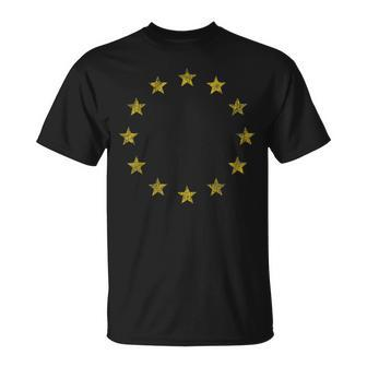European Flag Pride Union Europa British Brexit Uk Unisex T-Shirt | Mazezy