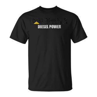 Excavator Operator Construction I Love Diesel Power Ca Unisex T-Shirt - Seseable