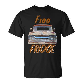 F100 Fridge Truck Graphic T-Shirt | Mazezy DE