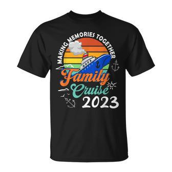 Family Cruise 2023 Travel Holiday Making-Memories Together T-Shirt - Thegiftio UK