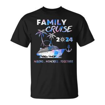 Family Cruise 2024 Making Memories Summer Matching Vacation T-Shirt - Monsterry