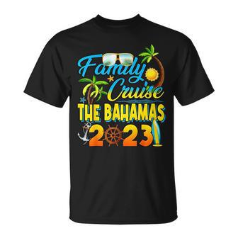 Family Cruise The Bahamas 2023 Summer Matching Vacation Unisex T-Shirt - Seseable