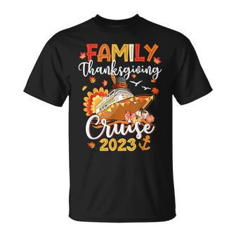 Family Thanksgiving Cruise 2023 Autumn Cruise Squad Matching T-Shirt - Thegiftio UK