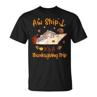 Family Thanksgiving Cruise 2023 Happy Autumn Cruise Trip T-Shirt - Seseable