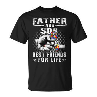 Father And Son Best Friend For Life Autism Awareness Unisex T-Shirt | Mazezy