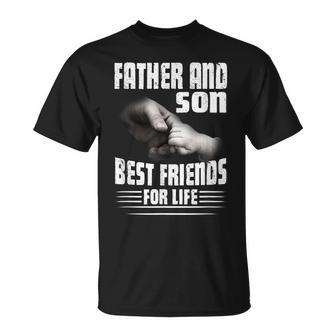 Father And Son Best Friends For Life Cool Matching Family Unisex T-Shirt | Mazezy