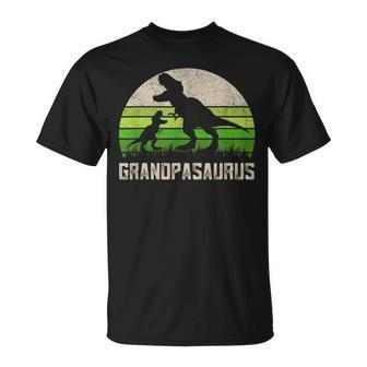 Fathers Day Grandpa Grandpasaurus Dinosaur 1 Kid Rawr Unisex T-Shirt | Mazezy