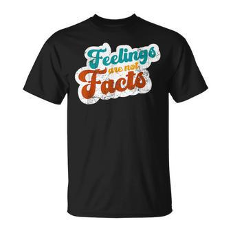 Feelings Are Not Facts Mental Health Awareness T-Shirt | Mazezy