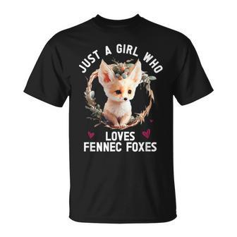 Fennec Fox Cute Fennic Foxes Fenec Animal Fox Lover Unisex T-Shirt - Monsterry UK