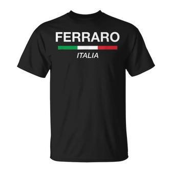 Ferraro Family Reunion Italian Name Italia Gift Unisex T-Shirt | Mazezy
