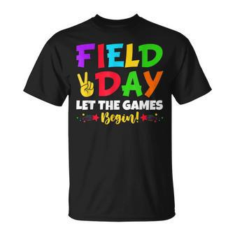 Field Day Let The Games Begin Cool Design Unisex T-Shirt | Mazezy