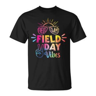 Field Day Vibes 2023 Funny Field Day Vibes Teacher Unisex T-Shirt - Seseable