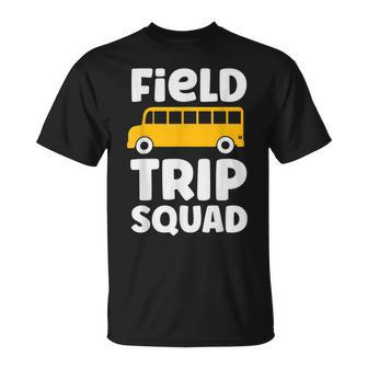 Field Trip Squad School Bus Field Day Vibes 2023 T-Shirt - Seseable