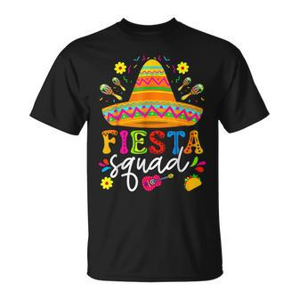 Fiesta Squad Cinco De Mayo Mexican Party Family Group  Mexican Gifts Unisex T-Shirt