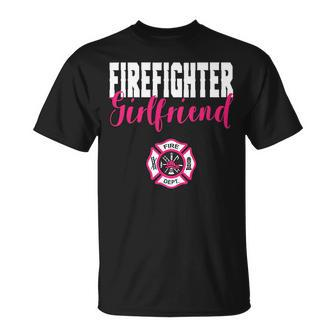 Firefighter Girlfriend For Support Of Your Fireman Unisex T-Shirt | Mazezy
