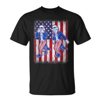Firework Uncle Sam Griddy Dance 4Th Of July Independence Day Unisex T-Shirt