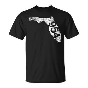 Fort Lauderdale Pembroke Pines Area Code 954 Florida T-Shirt | Mazezy DE