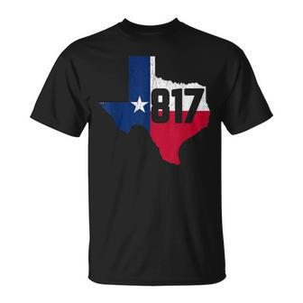 Fort Worth Area Code 817 Texas Souvenir T-Shirt | Mazezy DE