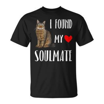 I Found My Soulmate Pixiebob Cat Lover Best Friend T-Shirt | Mazezy