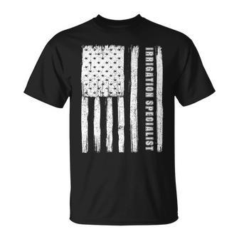Fourth Of July For Irrigation Specialist T-Shirt | Mazezy