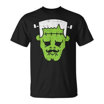 Frankenstein Lazy Halloween Costume Horror Movie Monster Halloween Costume T-Shirt | Mazezy UK
