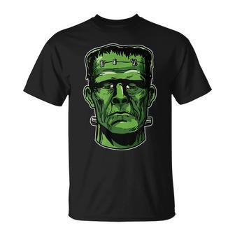 Frankenstein Monster Cartoon Horror Movie Monster Halloween Halloween T-Shirt | Mazezy UK