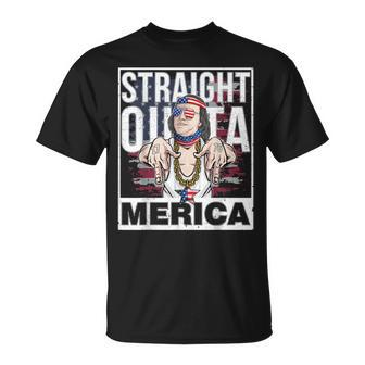 Franklin Benjamin 4Th Of July Patriotic Usa Flag Men Women Unisex T-Shirt | Mazezy