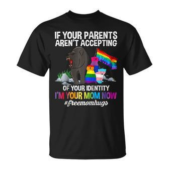 Free Mom Hugs Proud Mama Bear Lgbt Gay Pride Lgbtq Parade T-shirt - Thegiftio UK
