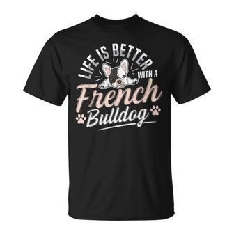 French Bulldog Design For A French Bulldog Owner Unisex T-Shirt - Seseable