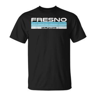 Fresno California Blue Sunset Vintage T-Shirt | Mazezy