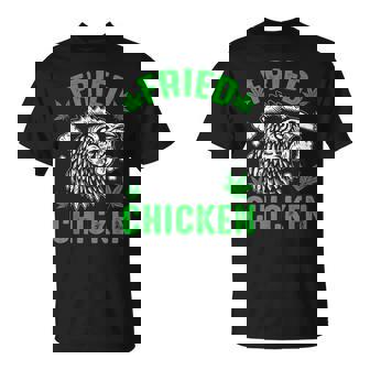 Fried Smoking Chicken 420 Marijuana Weed Leaf Pot 420 Unisex T-Shirt - Seseable