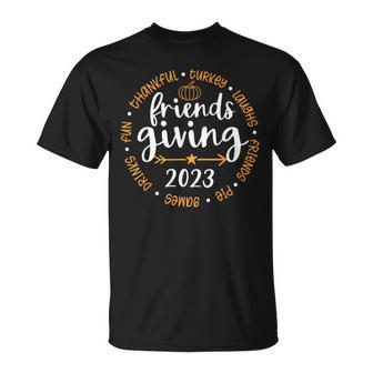 Friendsgiving Day Friends Thanksgiving 2023 Friendship T-Shirt | Mazezy